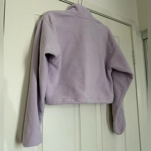 Aritzia TNA Polar Half-Zip Fleece Pullover in Lavender - Picture 7 of 12